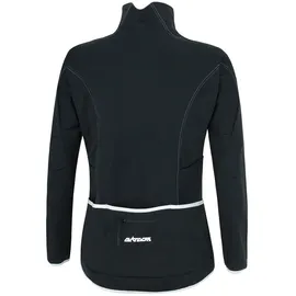 Airtracks Herren Thermo Fahrradjacke Pro Line L schwarz-silber / warme Softshell Radjacke für kalte und lange Herbst-Wintertouren - Schwarz - L