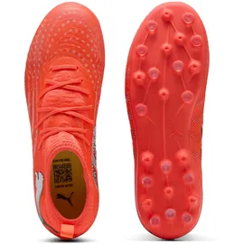 Puma Future 9 Match MG Kinder glowing red/puma white/puma black/puma silver 37,5