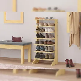 Erst-Holz 90.80-01 Doppel-Schuhregal 52 x 104 x 30 cm beige