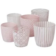 Boltze Teelichthalter Patty Rosa