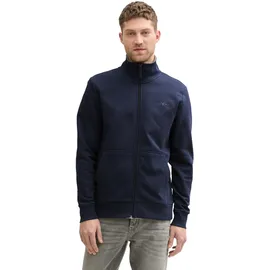 Tom Tailor Printed Stand-up Jacke Sky Captain Blue M