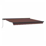 vidaXL Markise 400 x 300 cm braun
