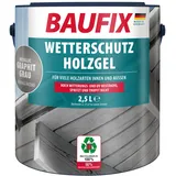 Baufix Wetterschutz-Holzgel graphitgrau, metallic 2,5L