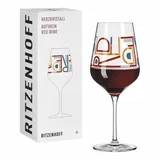 Ritzenhoff & Breker Ritzenhoff Rotweinglas Herzkristall 570 ml Kristall, Kristalloptik Bunt