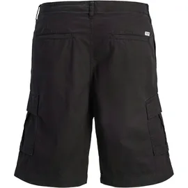 JACK & JONES Shorts mit Cargotaschen Modell 'COLE MATTY Black, S