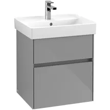 Villeroy & Boch Collaro Waschbeckenunterschrank 51 x 55 cm Glossy Grey