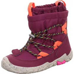 Gore-Tex Barefit Trace Winter Mädchen Barfußstiefel mit Warmfutter, Rot/Orange