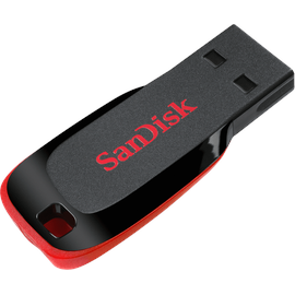 SanDisk Cruzer Blade 128 GB schwarz/rot USB 2.0