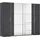 Rauch Drehtürenschrank KRONACH 268 x 210 x 59 cm Grau