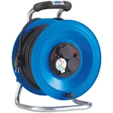 Hedi Hedi, Kabelrolle, Kunststoff-Kabeltrommel, für Ausseneinsatz 50 m, schwarz (50 m, 3.50 mm2)