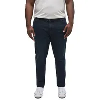 Mustang Oregon Slim fit Jeans in dunkelblau mit Used-Effekten-W35 / L32