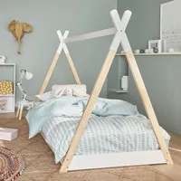 Sweeek Kinderbett Tipi aus Massivholz, Kiefer natur - Tobias