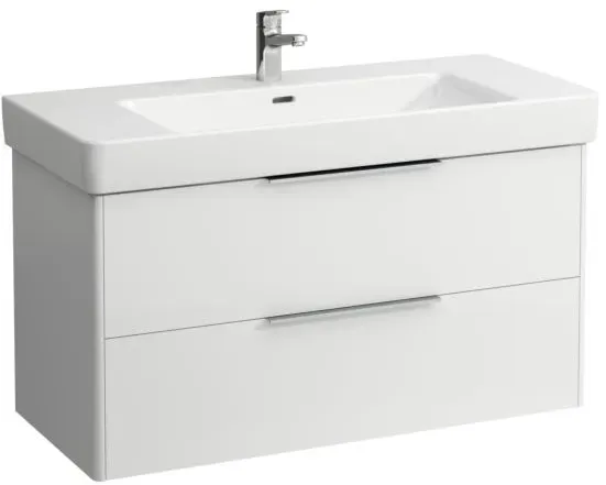 LAUFEN Base Waschtisch-Unterbau H4024521102601 für Pro S, 101x44x53cm, 2 Schubladen, weiß matt