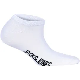 JACK & JONES JACK - JACDONGO SOCKS, Baumwollmischung, einfarbig, Schwarz / Weiß 33-37