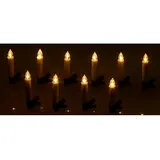 Lunartec Baumkerzen LED 10er-Set Weiß