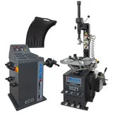 Weber-Werke PKW Reifenmontiermaschine 1021 und Radwuchtmaschine "ECO" Set