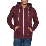 Riverso Sweatjacke RIVThilo in Rot | Gr.: 5XL