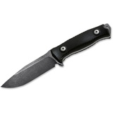 LionSteel Unisex – Erwachsene M5 DLC Black G10 Feststehendes Messer, schwarz, 11.5