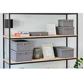 LOVE !T STORE !T Aufbewahrungskiste 5er Set grau