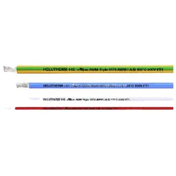 Helukabel 59556 Hochtemperaturader HELUTHERM 145 1 x 4 mm2 Gelb Grün Meterware,