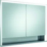Keuco Royal Lumos Wandeinbau 100 cm silber eloxiert offenes Fach smarthome fähig
