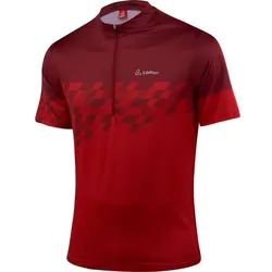 LÖFFLER Herren Trikot M BIKE SHIRT HZ EROSION, RED, 48
