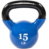 Sporzon! All-Purpose Color Vinyl Coated Kettlebell, Multi