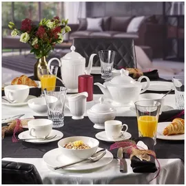 Villeroy & Boch Cappuccinotasse mit Untertasse 0,31 l Weiß 1