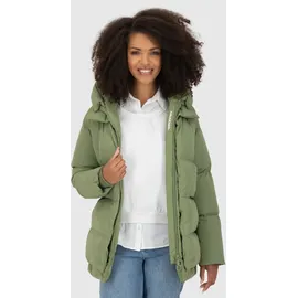 Alife & Kickin alife and kickin LykkeAK A Puffer Parka Damen Steppjacke, Winterjacke gefütterte Jacke & Grau - L