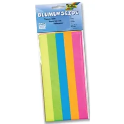 Blumenseide 50x70cm, 20g/m2, 5 Bogen, Neon soriert