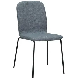 Albatros Esszimmerstühle 4er Set grau - stapelbar, bequemer Polsterstuhl - Eleganter Küchenstuhl, Stuhl Esszimmer oder Esstisch Stuhl, Konferenzstuhl , Stückzahl:4, Farbe:grau