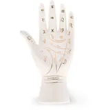 Legami - The Future’s Schmuckschatulle in Your Hands, Keramik-Schmuckschatulle, Schmuck, für Ringe, Armbänder und Halsketten, 10 x 19,5 x 5 cm
