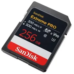SanDisk Extreme Pro SDXC V90 300 MB/s UHS-II (Schreiben/Lesen) 256 GB