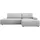 Home Affaire Eckcouch Cord 2-Sitzer Grau