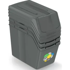 Prosperplast Sortibox 3x20 l Grau