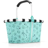 reisenthel carrybag XS kids – Stabiler Einkaufskorb XS im Kids Design mit praktischer Innentasche und refelktierendem Streifen – Namensschild auf der Innenseite - wasserabweisendes Design