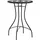 vidaXL Mosaik-Bistrotisch Ø 50 x 70 cm Schwarz/Weiß