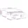 vidaXL Tagesbett Ausziehbar mit Schubladen Creme 100x200 cm Stoff