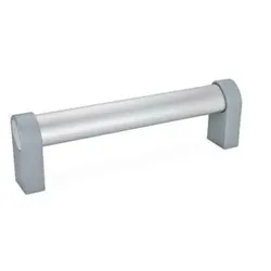 335-36-300-A-EL Ovalrohrgriffe, mit geneigtem Griffprofil, Aluminium, Zink-Druckguss