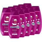 Schauma Schwarzkopf Kids Shampoo & Balsam Himbeere (12x 250 ml), Kinder Shampoo entwirrt das Haar für leichtere Kämmbarkeit, mit mildem & frischem Duft