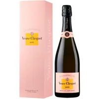 Veuve Clicquot Rosé Champagner mit Geschenkverpackung (1 x 0.75 l) (Packung mit 6)