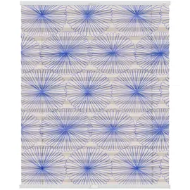 Lichtblick Plissee Klemmfix 100 x 130 cm Flower wheel - Blau
