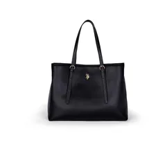 U.S. Polo Assn. Blackstone Shopper Polyurethan Schwarz