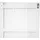 Mendler Wandregal 150 x 33 x 13 cm Weiß/Dunkelgrau