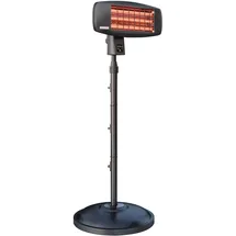 GGM Möbel XAVIER Stand Heizstrahler 2 kW Schwarz