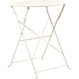 Beliani Bistro Set 3-tlg. Cremeweiß