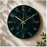 wall-art Wanduhr 30 cm grün