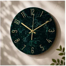 wall-art Wanduhr 30 cm grün