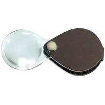 Eschenbach 1740450 Leder-Einschlaglupe Vergrößerungsfaktor: 3.5 x Linsengröße: (Ø) 50 mm Braun