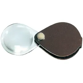Eschenbach 1740450 Leder-Einschlaglupe Vergrößerungsfaktor: 3.5 x Linsengröße: (Ø) 50 mm Braun